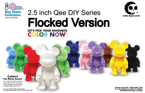 2.5inch Qee DIY Series Flocked Version 2.5inch Qee DIY Series Flocked Version
