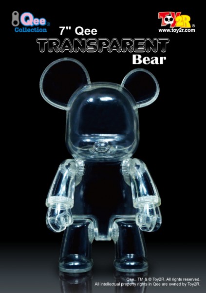 7" Qee Transparent Bear